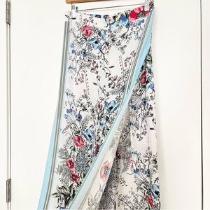 Vince Camuto Beach Women's Floral Pants High Slit Flowey L Cabana Pool Flowey